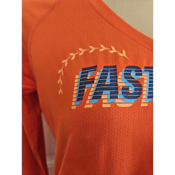 Under Armour Heat Gear Fitted Shirt Orange M - Picture 2 of 8